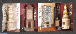 Poland 2020 Tiled Stoves 4v [:::], Mint NH - Unused Stamps