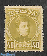 Spain 1901 40c, Stamp Out Of Set, Unused (hinged) - Ongebruikt