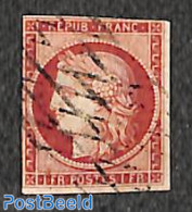 France 1849 1fr, Used, Used Stamps - Gebraucht