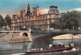 75-PARIS HOTEL DE VILLE ET LE PONT D ARCOLE-N°4017-B/0033 - Andere & Zonder Classificatie