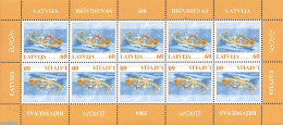 Latvia 2004 Europa M/s, Mint NH, History - Transport - Europa (cept) - Ships And Boats - Boten