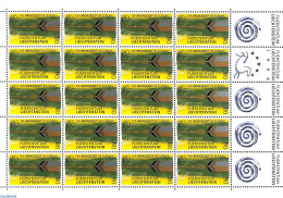 Liechtenstein 1996 Bronze Period In Europe M/s, Mint NH, History - Archaeology - Europa Hang-on Issues - Unused Stamps