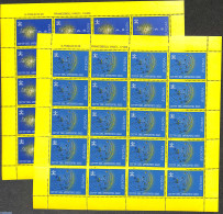 Vatican 1994 Europa 2 M/s (=20 Sets), Mint NH, History - Science - Europa (cept) - Astronomy - Ungebraucht