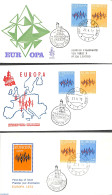 San Marino 1972 Europa, 3 Diff. FDC's, First Day Cover, History - Europa (cept) - Briefe U. Dokumente