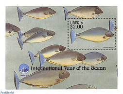 Liberia 1998 Surgeon Fish S/s, Mint NH, Nature - Fish - Fische