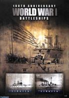 Liberia 2014 World War I Battleships S/s, Mint NH, History - Transport - Ships And Boats - World War I - Boten