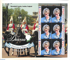 Maldives 1998 Death Of Diana M/s, Mint NH, History - Charles & Diana - Kings & Queens (Royalty) - Familles Royales