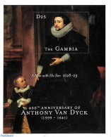 Gambia 2000 Van Dyck Painting S/s, Man With Son, Mint NH, Art - Paintings - Gambie (...-1964)
