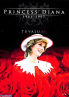 Tuvalu 2010 Princess Diana S/s, Imperforated, Mint NH, History - Nature - Charles & Diana - Kings & Queens (Royalty) -.. - Familles Royales