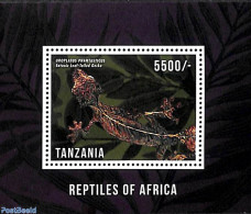 Tanzania 2013 Reptiles Of Africa S/s, Mint NH, Nature - Reptiles - Tansania (1964-...)