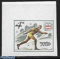 Russia, Soviet Union 1976 Imperforated, Stamp Out Of Set, Mint NH, Sport - Various - Olympic Winter Games - Skiing - E.. - Nuevos