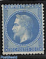 France 1862 20c, Unused, Short Perfs., Unused (hinged) - Unused Stamps