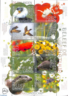 Netherlands 2021 De Onlanden 10v M/s S-a, Mint NH, Nature - Birds - Butterflies - Fish - Flowers & Plants - Insects - Unused Stamps