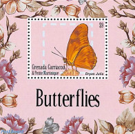 Grenada Grenadines 2013 Dryas Julia S/s, Mint NH, Nature - Butterflies - Grenade (1974-...)