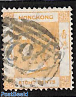 Hong Kong 1863 8c, Used, Used Stamps - Gebraucht