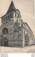 Y1-82) MOISSAC - EGLISE ABBATIALE - LE  CLOCHER ET LE PORCHE (FACADE OCCIDENTALE) - ( 2 SCANS ) - Moissac