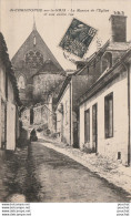 Y1-37) SAINT CHRISTOPHE SUR LE NAIS - LA ROSACE DE L ' EGLISE ET UNE VIEILLE RUE - Other & Unclassified