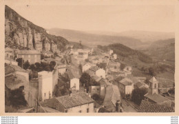 Y2-12) ROQUEFORT ( AVEYRON ) VUE GENERALE PRISE DU BELVÉDÈRE  - (  DOS SOCIETE - 2 SCANS ) - Roquefort