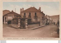 Y4-33) CENON (GIRONDE) RUE JOFFRE ET AVENUE GEORGES CLEMENCEAU - ( 2 SCANS ) - Other & Unclassified