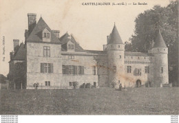 Y2-47) CASTELJALOUX (LOT ET GARONNE) LE SENDAT - (CHATEAU - 2 SCANS) - Casteljaloux