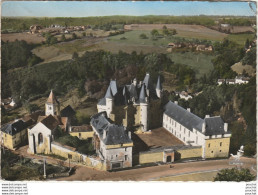 Y4-24) JUMILHAC LE GRAND (DORDOGNE) EN AVION AU DESSUS DE... LE CHATEAU - ( OBLITERATION DE 1961 - 2 SCANS ) - Other & Unclassified