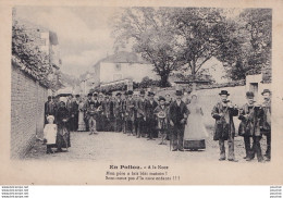 Y5-79) LEZAY -  EN POITOU -  A LA NOCE MON PERE A FAIT BATI MAISON ! SONS NOUS PAS D 'LA NOCE ENFANTS!!! -  ( 2 SCANS ) - Autres & Non Classés