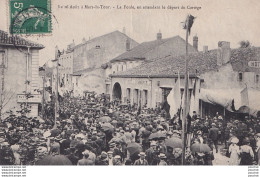 Y6-54) MARS LA TOUR LE 16 AOUT - LA FOULE , ATTENDANT LE DEPART DU CORTEGE - Autres & Non Classés