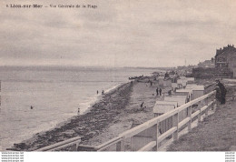 Y6-14) LION SUR MER (CALVADOS) VUE GENERALE DE LA PLAGE - ( 2 SCANS ) - Autres & Non Classés