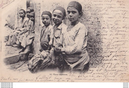 Y8- ALGERIE - TYPES ALGERIENS - ( JEUNES GARCONS POSANT - OBLITERATION DE 1903 - 2 SCANS ) - Children