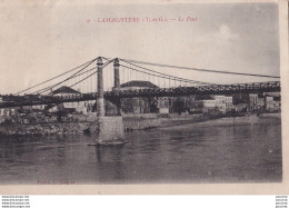 Y10-82) LAMAGISTERE (TARN ET GARONNE) LE PONT SUSPENDU  - ( 2 SCANS ) - Autres & Non Classés