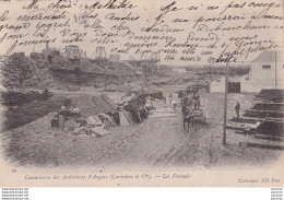 Y11-49) COMMISSION DES ARDOISIERES D'ANGERS (LARIVIERE ET Cie) LES FRESNAIS  - ( OBLITERATION DE 1903 -  2 SCANS ) - Angers