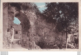 Y11-47) MEZIN (LOT ET GARONNE) PORTE ANGLAISE - ( 2 SCANS ) - Andere & Zonder Classificatie