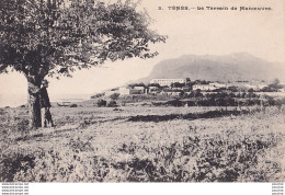 Y13- TENES (ALGERIE) LE TERRAIN DE MANOEUVRE - ( ANIMEE - 2 SCANS ) - Autres & Non Classés