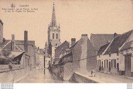 Y15- LOUVAIN - VIEUX LOUVAIN - RUE DU POIRIER , LA DYLE ET TOUR DE L' EGLISE SAINTE GERTRUDE - ( ANIMEE - 2 SCANS ) - Leuven