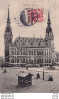 Y15- AACHEN - RATHAUS - ( ANIMEE - KIOSK - KIOSQUE - OBLITERATION DE 1906  - 2 SCANS ) - Aachen