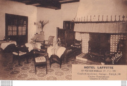 Y17-64) SAINT PEE SUR NIVELLE (BASSES PYRENEES) HOTEL LAFITTE - CONFORT MODERNE - CHASSE PECHE - ( N°2 -  2 SCANS ) - Altri & Non Classificati