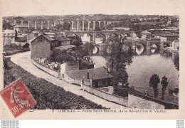 Y17-87) LIMOGES - PONTS SAINT MARTIAL , DE LA REVOLUTION  ET VIADUC - Limoges