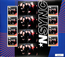 Saint Vincent 1999 NSYNC M/s, Mint NH, Performance Art - Music - Popular Music - Music
