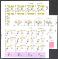 Israel 2011 Children Games 3 M/s, Imperforated, Mint NH, Various - Toys & Children's Games - Unused Stamps (with Tabs)