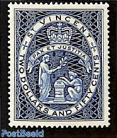 Saint Vincent 1955 2.5$, Stamp Out Of Set, Mint NH - St.Vincent (1979-...)