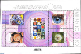 Belgium 2021 Geometry In Nature M/s, Mint NH, Nature - Butterflies - Nuovi