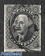 United States Of America 1851 12c, Black, Used, Used Stamps - Gebruikt