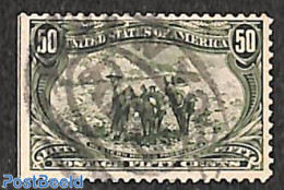 United States Of America 1898 50c, Used, Stamp Out Of Set, Used Stamps, Science - Mining - Gebruikt