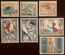 BELGICA 1959  YT 1114 - 1120 ** Antituberculosis  - Folklore III - Nuovi