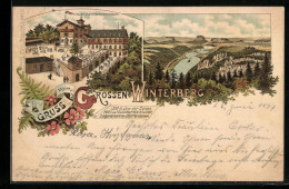 Lithographie Winterberg, Hotel Auf Dem Grossen Winterberg, Umland  - Autres & Non Classés