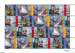 Palau 2007 America's Cup M/s, Mint NH, Sport - Transport - Sailing - Ships And Boats - Segeln