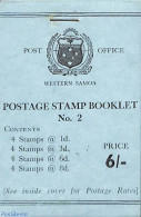 Samoa 1960 Definitives Booklet, Mint NH, Stamp Booklets - Non Classés