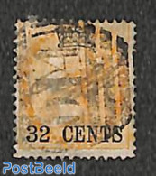 Malaysia 1867 Straits Settlements, 32 CENTS On 2A, Used, Used Stamps - Autres & Non Classés