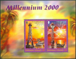 SOLOMON ISLS. 2000 LIGHTHOUSES S/S OF 2** - Lighthouses