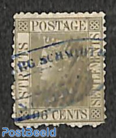 Malaysia 1872 Straits Settlements, 96c, WM Crown-CC, Perf. 12.5, Used, Used Stamps - Other & Unclassified